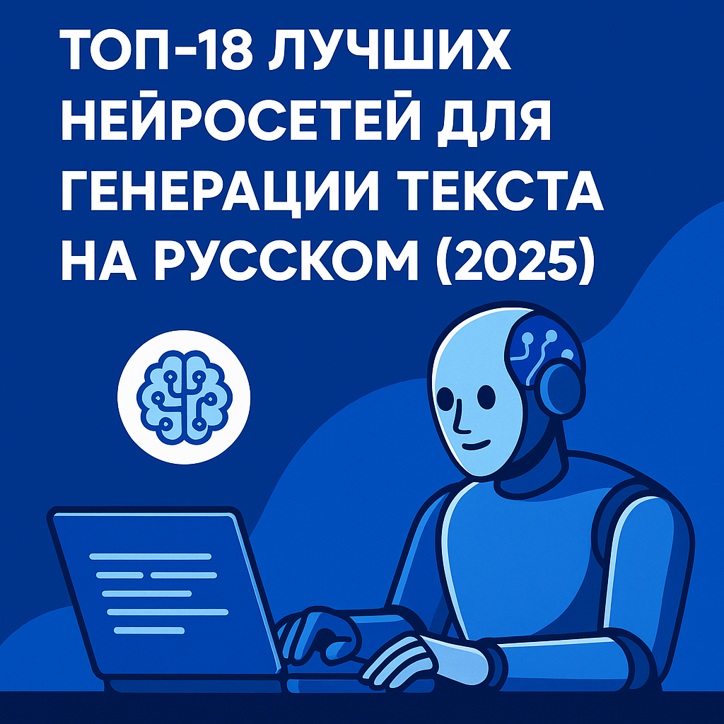 ТОП-18 лучших нейросетей для генерации текста на русском (2025)