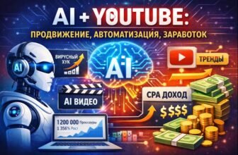 AI + YouTube в 2026 году: как зарабатывать, продвигаться и масштабироваться