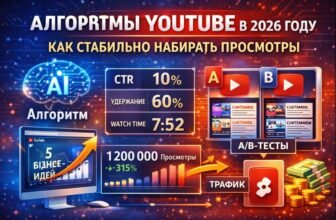 Алгоритмы YouTube в 2026 году: как стабильно набирать просмотры