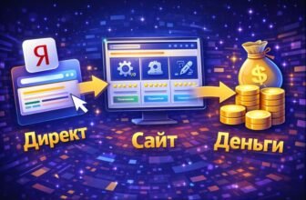 Яндекс.Директ в 2026: настройка с нуля, стратегии и связка «Директ → сайт → деньги»