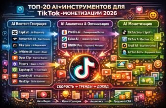 ТОП-20 AI-инструментов для TikTok-заработка в 2026 году