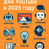 ТОП-25 нейросетей для YouTube в 2025 году: монтаж, превью, сценарии, озвучка и рост канала