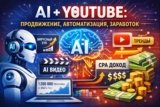 AI + YouTube в 2026 году: как зарабатывать, продвигаться и масштабироваться