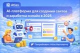 Atlas — AI-платформа для быстрого запуска сайтов и заработка в интернете (обзор 2025)