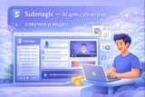 Submagic — AI-инструмент для автоматизации субтитров, озвучки и видео-контента (обзор 2025)