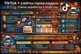 TikTok + сайты-прокладки: схема заработка в 2026 году