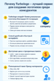 Turbologo — лучший сервис для создания логотипов в 2025 году