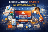 Google Account Disabled — как восстановить доступ