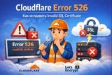 Cloudflare Error 526 — как исправить Invalid SSL Certificate